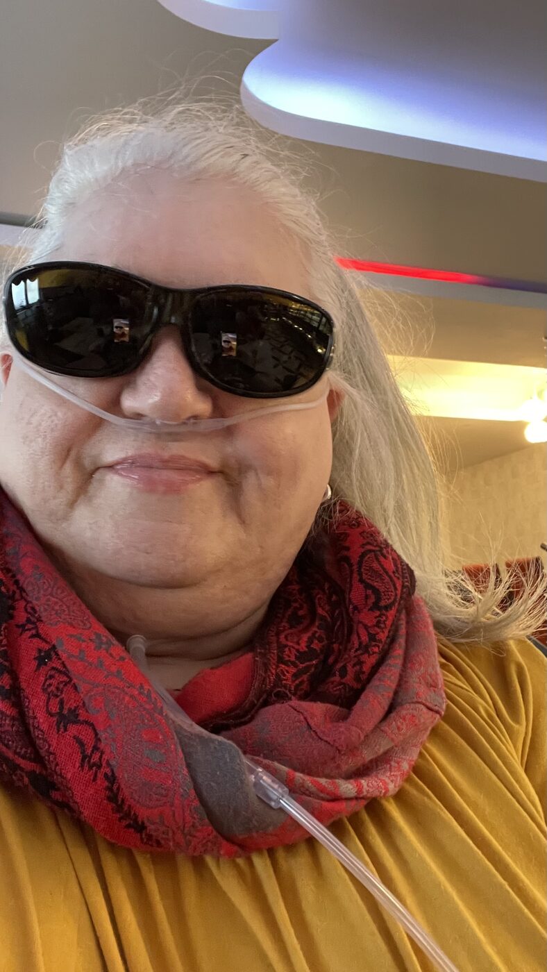 Susanne Steffgen mit rotem Schal